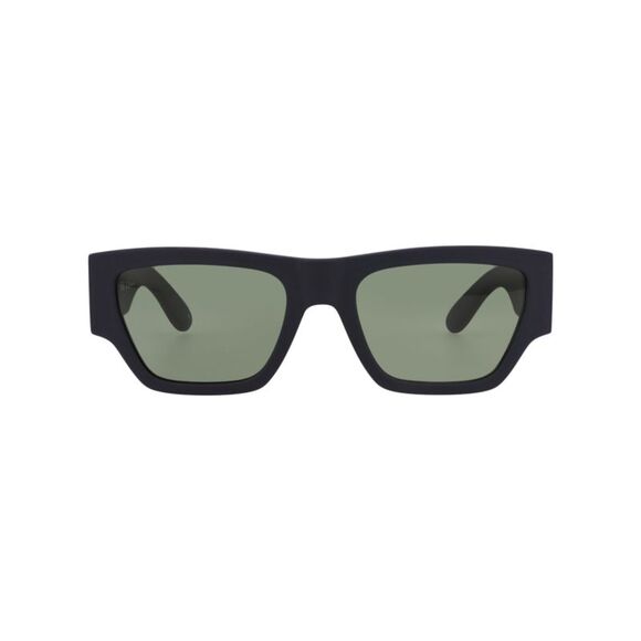 Alexander McQueen Square-Frame Recycled Acetate Sunglasses Blue Mens - Picture 1 of 6